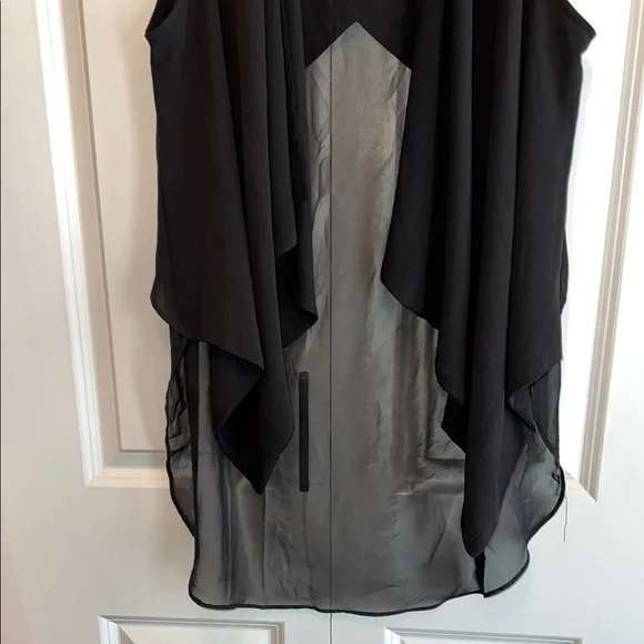 Society Black crossover Sleeveless vest - Picture 4 of 10